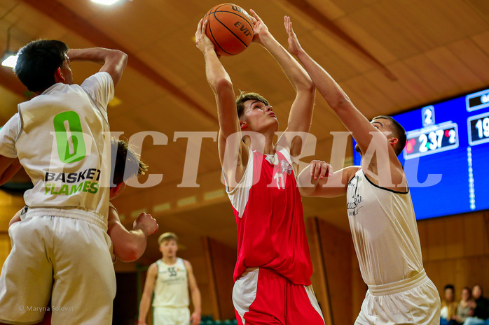 26.11.2024 Österreichischer Basketballverband 2024/25, SLMU19 Basket Flames vs. Mattersburg Rocks