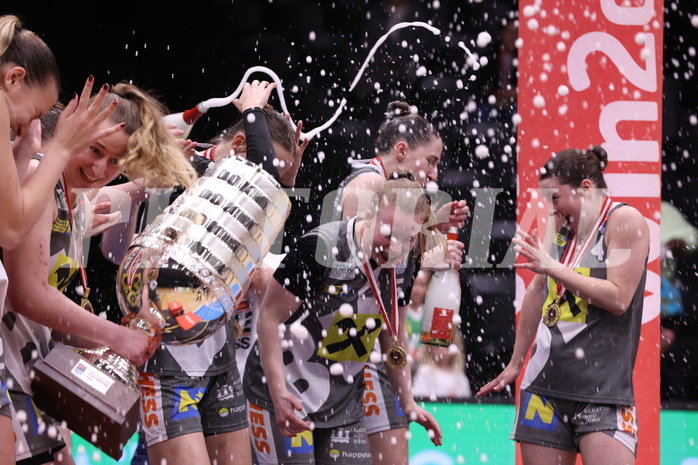 17.04.2025, Graz, Raiffeisen Sportpark, Basketball Damen Superliga 2024/25, Finale Spiel 3, UBI Graz vs. Klosterneuburg Duchess,  