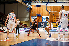 Basketball, Admiral Basketball Superliga 2019/20, Platzierungsrunde 5.Runde, Oberwart Gunners, Flyers Wels, Cameron Delaney (9)