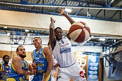 Basketball, Admiral Basketball Superliga 2019/20, Grunddurchgang 6.Runde, Oberwart Gunners, St. Pölten, Eric Katenda (8)