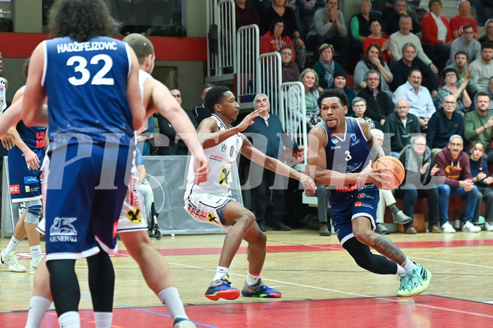 Basketball, Superliga 2024/25, Grunddurchgang 17.Runde, Flyers Wels vs. BBC Nord Dragonz,
