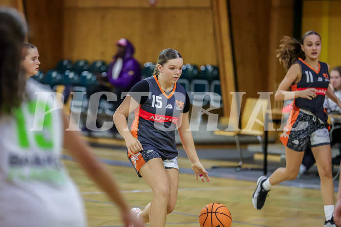 20.10.2024 Österreichischer Basketballverband 2024/25, SLWU16, Basket Flames UNION vs. Basket Duchess

