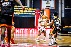 Basketball, Win2Day Superliga 2023/24, 2. Qualifikationsrunde, BC Vienna, Fürstenfeld Panthers, Demarkus Stuckey Jr. (42)