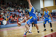 Basketball, Admiral Basketball Superliga 2019/20, Grunddurchgang 9.Runde, Traiskirchen Lions, SKN St. Pölten, Jan Razdevsek (4)