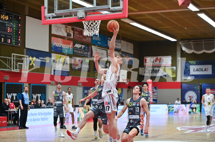 Basketball, Superliga 2024/25, Plazierungsrunde 7.Runde, Flyers Wels vs. Klosterneuburg Dukes,
