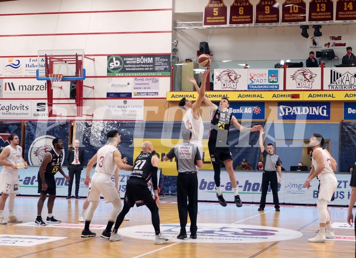 Basketball Superliga 2020/21,  Grunddurchgang 9.Runde, Traiskirchen Lions vs. Oberwart Gunners