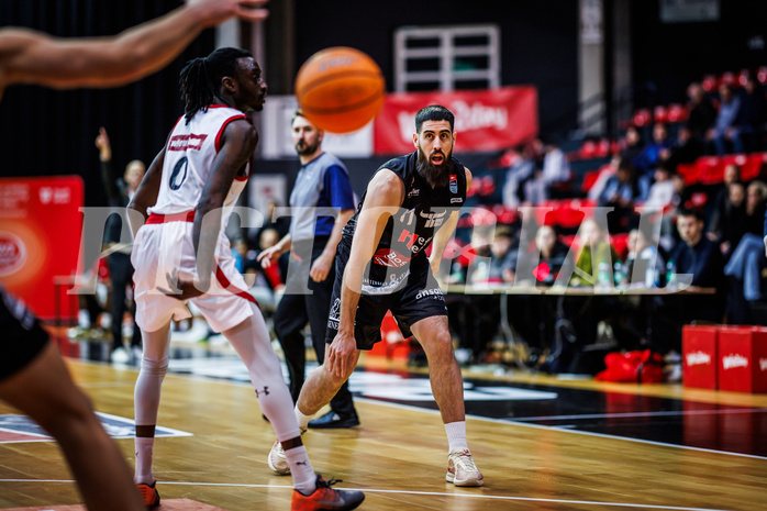 Basketball, Win2Day Superliga 2024/25, Grunddurchgang 20.Runde, BC Vienna, Kapfenberg Bulls, Jordan Ngatai (11)