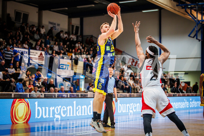 Basketball, Basketball Austria Cup 2022/23, Halbfinale 1, BC Vienna, UBSC Graz, Tanner Giddings (15)