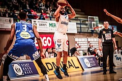 Basketball, ABL 2017/18, Grunddurchgang 31.Runde, Oberwart Gunners, Gmunden Swans, Jerome Seagears (5)