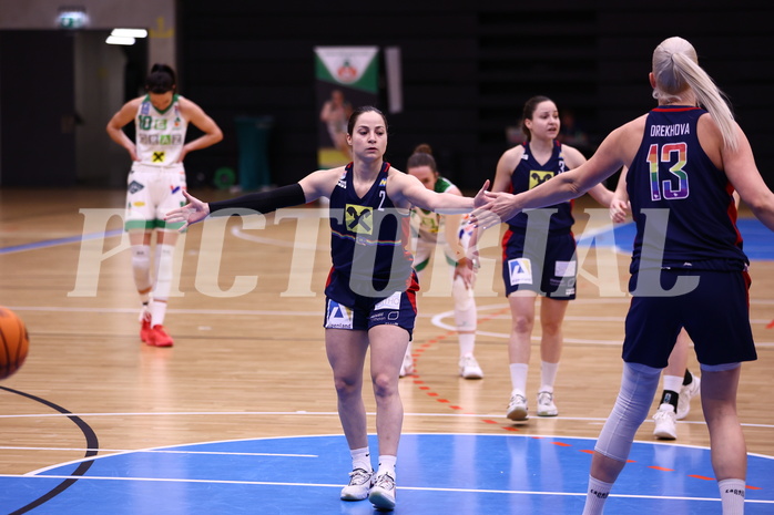 01.04.2024, Graz, Raiffeisen Sportpark, Basketball Damen Superliga 2023/24, Finale, Spiel 2, UBI Holding Graz - SKN St. Pölten Frauen ,  