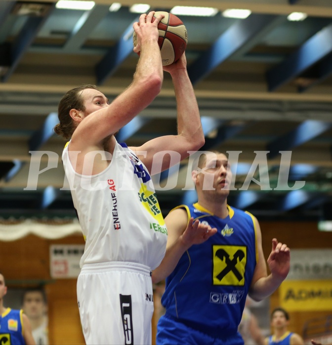 Basketball ABL 2015/16 Grunddurchgang 21.Runde Gmunden Swans vs. UBSC Graz