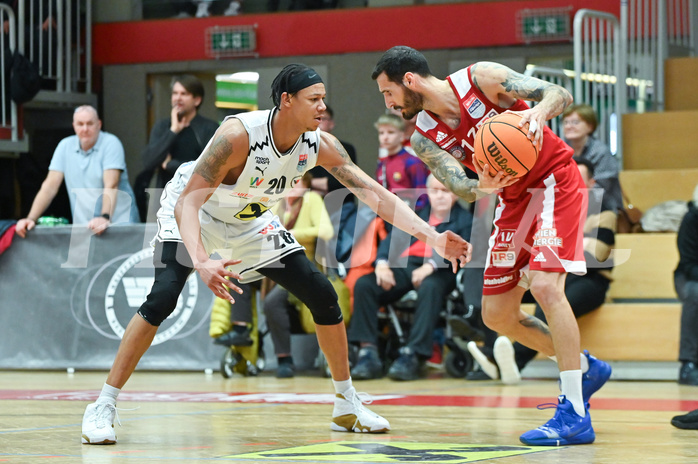 Basketball, Superliga 2023/24, Grunddurchgang 20. Runde, Flyers Wels vs. BC Vienna,