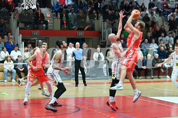 Basketball, Superliga 2024/25, Plazierungsrunde 1.Runde, Flyers Wels vs. Traiskirchen Lions,
