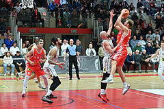 Basketball, Superliga 2024/25, Plazierungsrunde 1.Runde, Flyers Wels vs. Traiskirchen Lions,
