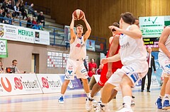 Basketball, ABL 2016/17, Grunddurchgang 21.Runde, Oberwart Gunners, WBC Wels, Georg Wolf (10)