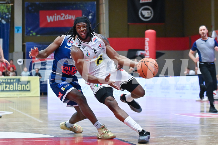 Basketball Superliga 2024/25, Playoff, Viertelfinale Spiel 3, Flyers Wels vs BBC Nord Dragonz,

