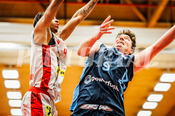 Basketball, win2day Basketball Superliga 2023/24, Grunddurchgang 20.Runde, Traiskirchen Lions, Vienna DC Timberwolves, Philipp D'Angelo (9)