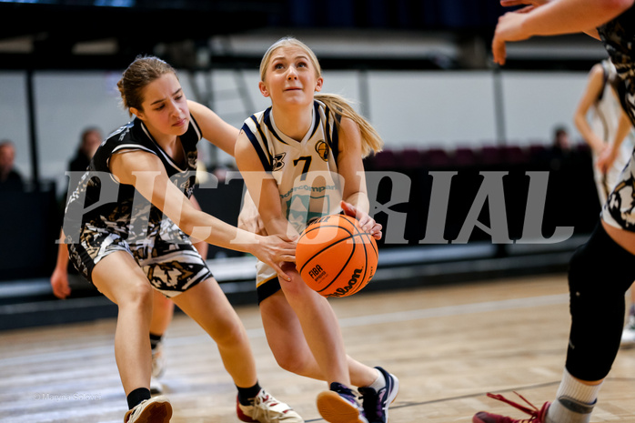 01.03.2025 Österreichischer Basketballverband 2024/25, SLWU16 WAT 3 Capricorns vs. VKL Vikings Swans