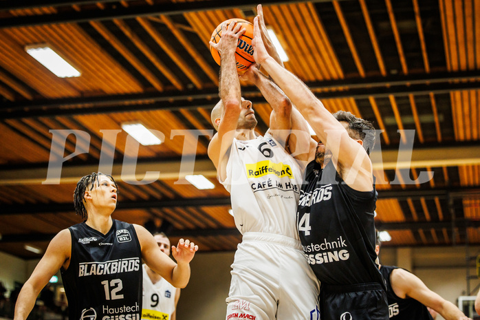 Basketball, Basketball Zweite Liga 2024/25, Grunddurchgang 13.Runde, Mattersburg Rocks, Güssing Blackbirds, Dominik Alturban (6)