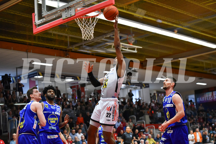 Basketball Superliga 2021/22, Viertelfinale Spiel 2, Flyers Wels vs Swans Gmunden
