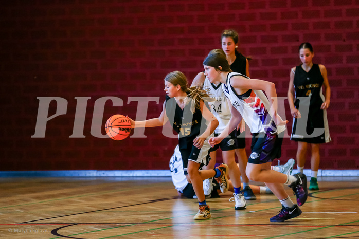 23.11.2024 Österreichischer Basketballverband 2024/25, SLWU14, Vienna United vs. VKL Vikings Swans

