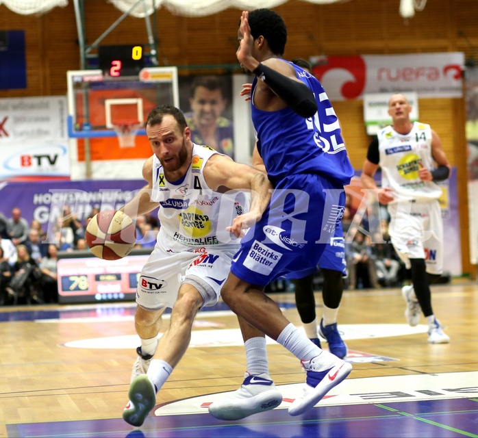 Basketball ABL 2016/17, Grunddurchgang 25.Runde Gmunden Swans vs. Oberwart Gunners


