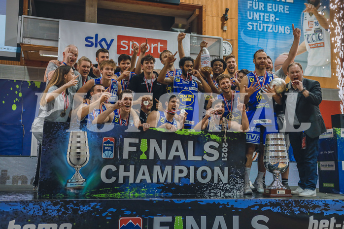 Basketball Basketball Superliga 2020/21, Finale Spiel 4 Kapfenberg Bulls vs. Gmunden Swans