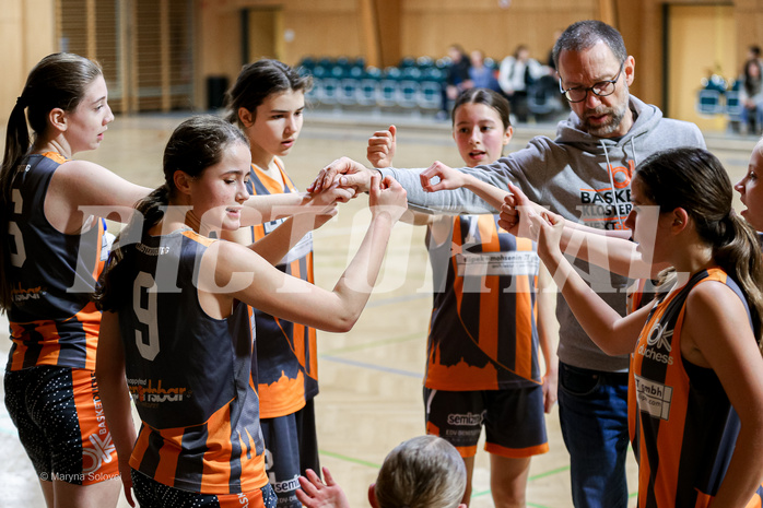 22.02.2025 Österreichischer Basketballverband 2024/25, SLWU14 Basket Flames UNION vs Basket Duchess