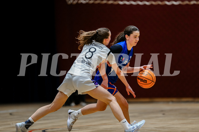 01.03.2025 Österreichischer Basketballverband 2024/25, SLWU19 Vienna United vs. DBB Basketgirls Wels