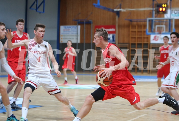 Basketball Nationalteam MU16 2015 U16 Team Austria vs. U18 Team Portugal


