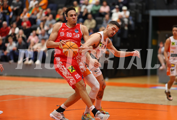 Basketball Superliga 2024/25, 6.Plazierungsrunde Klosterneuburg Dukes vs. TRaiskirchen Lions


