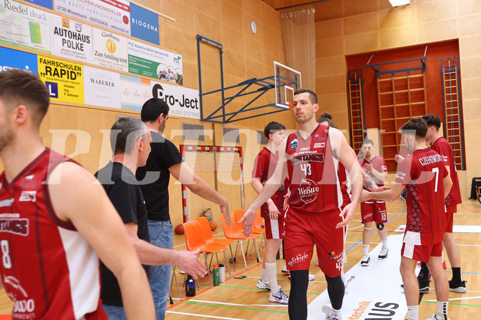 Basketball Zweite Liga 2024/25, Playoffs, Finale Spiel 1 Mistelbach Mustangs vs. Wörthersee Piraten
Basketball Zweite Liga 2024/25, Playoffs, Finale Spiel 1 Mistelbach Mustangs vs. Wörthersee Piraten