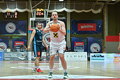 Basketball, Superliga 2023/24, Grunddurchgang 22. Runde, Flyers Wels vs. Vienna Timberwolves,