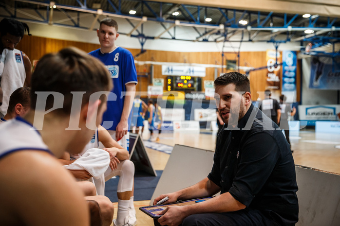 Basketball, bet-at-home Basketball Superliga 2020/21, Platzierungsrunde, 8. Runde, Oberwart Gunners, SKN St. Pölten, Horst Leitner (Coach)