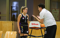 Basketball Damen Superliga 2023/24, Grunddurchgang 3.Runde Vienna United vs. SKN St.Pölten


