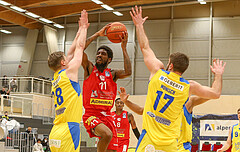 Basketball Superliga 2021/22, Grunddurchgang 17.Runde SKN St.Pölten vs. Traiskirchen Lions


