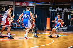 Basketball, Win2Day Superliga 2022/23, 8. Platzierungsrunde, BC Vienna, Oberwart Gunners, Sebastian Käferle (7)