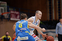 Basketball, bet-at-home Basketball Superliga 2021/22, Grunddurchgang Runde 6, Oberwart Gunners, SKN St. Pölten, Sebastian Käferle (7)