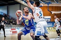 Basketball, ABL 2018/19, Grunddurchgang 35.Runde, Oberwart Gunners, Gmunden Swans, Enis Murati (4)