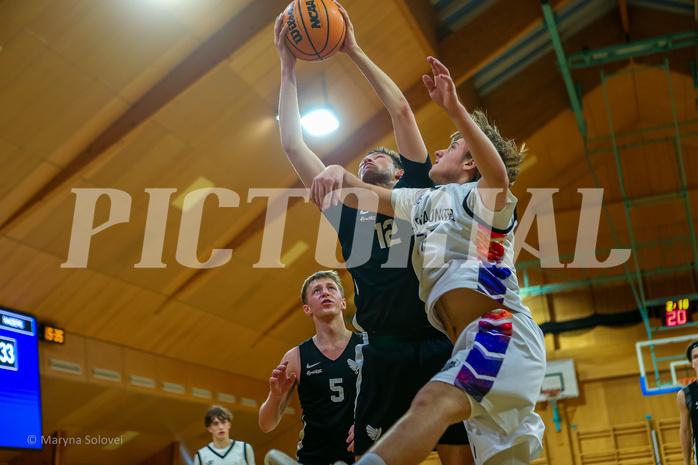 01.12.2024 Österreichischer Basketballverband 2024/25, SLMU16, Post SV Wien vs. Swarco Raiders