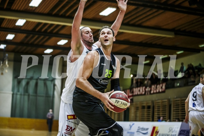 Basketball, 2.Bundesliga, Grunddurchgang 9.Runde, Mattersburg Rocks, Basket Flames, Fuad Memcic (25)