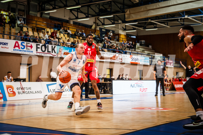 Basketball, Basketball Austria Cup 2021/22, Achtelfinale, Oberwart Gunners, Traiskirchen Lions, 