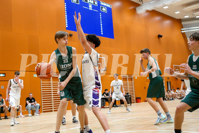 08.03.2025 Österreichischer Basketballverband 2024/25, SLMU16, Post SV Wien vs Dornbirn Lions