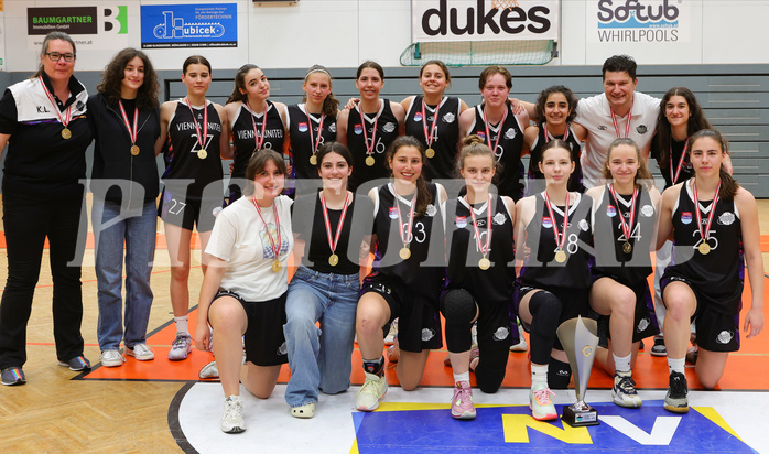 Superliga 2022/23, WU19 Finale, Siegerehrung Basketduchess Klosterneuburg vs. Vienna United


