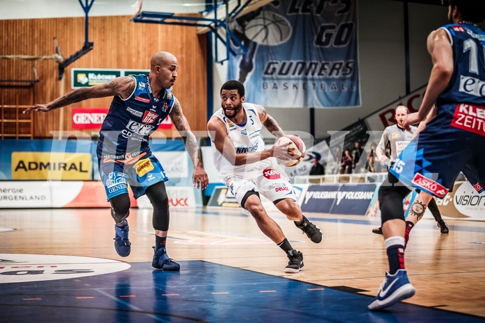 Basketball, ABL 2017/18, Grunddurchgang 33.Runde, Oberwart Gunners, Kapfenberg Bulls, Jerome Seagears (5)