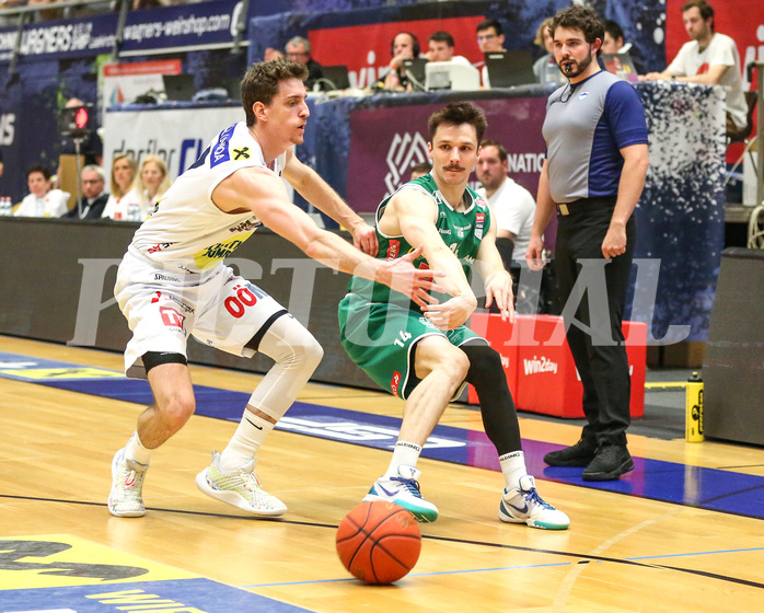 Basketball Superliga 2022/23, Playoff,  Viertelfinale Spiel 1 Gmunden Swans vs. Kapfenberg Bulls


