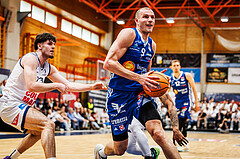 Basketball, win2day Basketball Superliga 2024/25, Playoffs Finale 2. Spiel
, BBC Nord Dragonz, Oberwart Gunners, Edi Patekar (9)