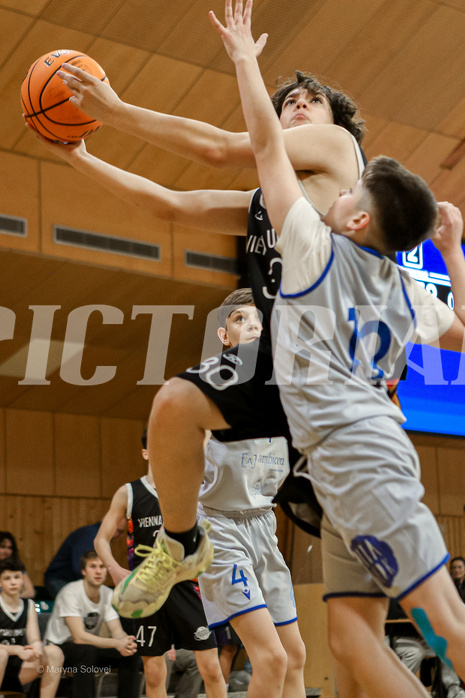 09.03.2025 Österreichischer Basketballverband 2024/25, SLMU14, STARS Basketball vs Vienna United