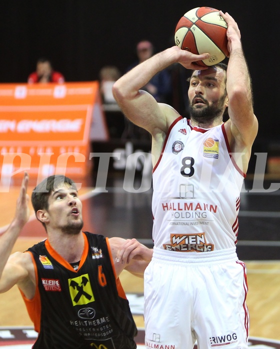 Basketball ABL 2015/16 Grunddurchgang 23.Runde BC Vienna vs. Fürstenfeld Panthers