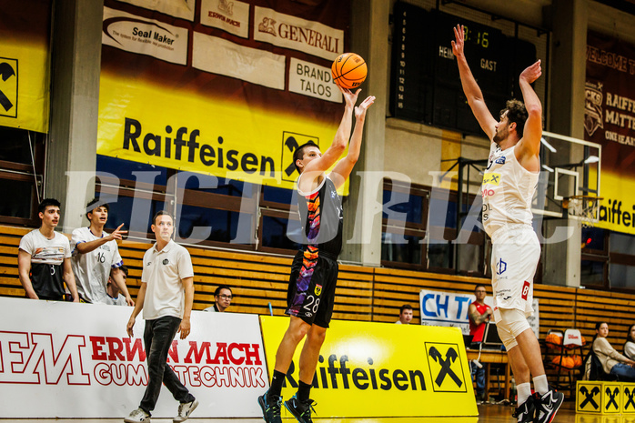 Basketball, Basketball Zweite Liga 2023/24, Grunddurchgang 3.Runde, Mattersburg Rocks, Vienna United, J. Kotala (28)